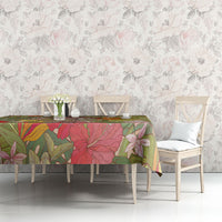 Mahalo Hawaii - Ka Pule a ka Haku Tablecloth Tropical Flowers LT7 - Polynesian Pride