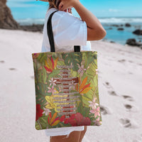 Mahalo Hawaii - Ka Pule a ka Haku Tote Bag Tropical Flowers LT7 - Polynesian Pride
