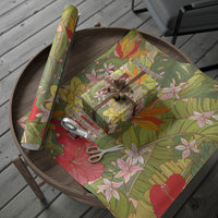 Mahalo Hawaii - The Lord's Prayers Wrapping Paper Tropical Flowers LT7 - Polynesian Pride