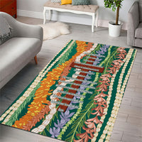 Mahalo Hawaii - Ka Pule a ka Haku Area Rug Mixed Lei LT7 - Polynesian Pride