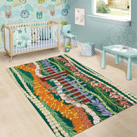 Mahalo Hawaii - Ka Pule a ka Haku Area Rug Mixed Lei LT7 - Polynesian Pride