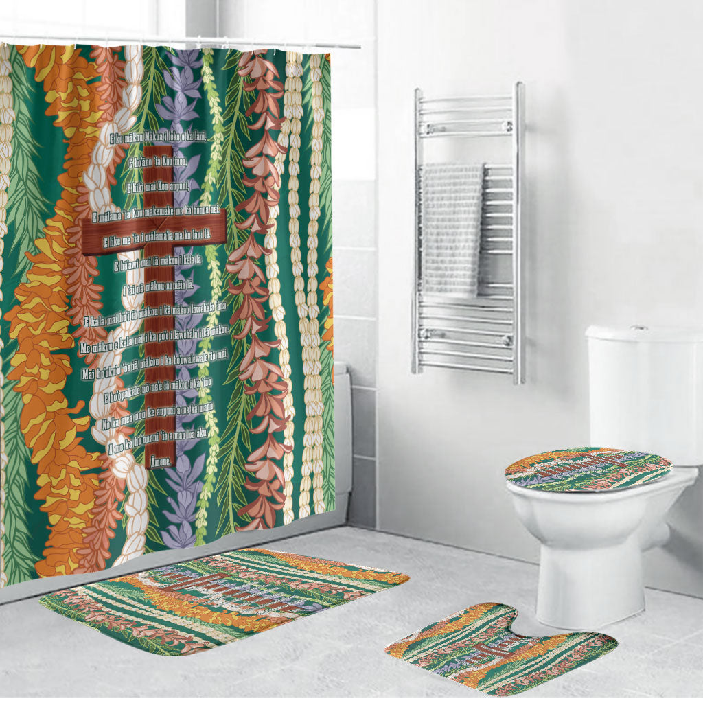 Mahalo Hawaii - ⁠Ka Pule a ka Haku Bathroom Set Mixed Lei