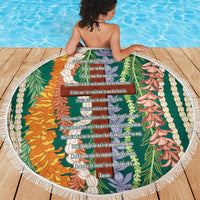 Mahalo Hawaii - Ka Pule a ka Haku Beach Blanket Mixed Lei LT7 - Polynesian Pride