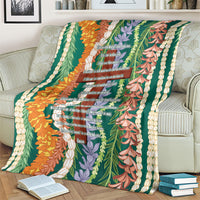 Mahalo Hawaii - Ka Pule a ka Haku Blanket Mixed Lei LT7 - Polynesian Pride