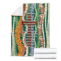 Mahalo Hawaii - Ka Pule a ka Haku Blanket Mixed Lei LT7 - Polynesian Pride