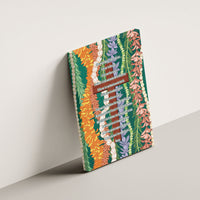 Mahalo Hawaii - Ka Pule a ka Haku Canvas Wall Art Mixed Lei LT7 - Polynesian Pride