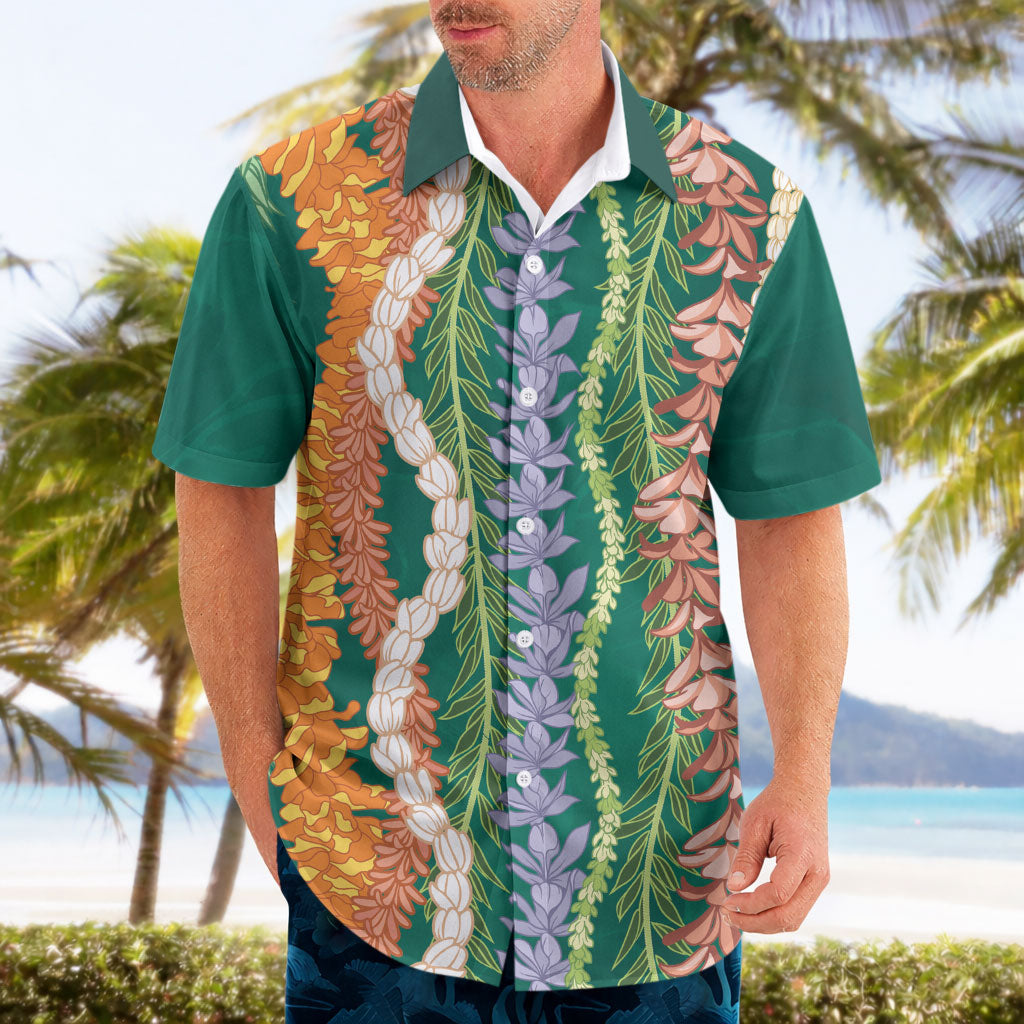Mahalo Hawaii - Ka Pule a ka Haku Hawaiian Shirt Mixed Lei LT7 - Polynesian Pride