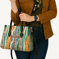 Mahalo Hawaii - Ka Pule a ka Haku Leather Bag Mixed Lei LT7 - Polynesian Pride
