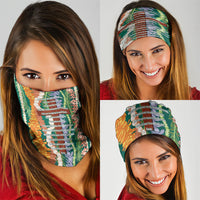 Mahalo Hawaii - Ka Pule a ka Haku Neck Gaiter Mixed Lei LT7 - Polynesian Pride