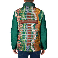 Mahalo Hawaii - Ka Pule a ka Haku Padded Jacket Mixed Lei LT7 - Polynesian Pride