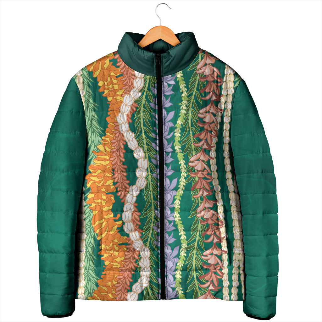 Mahalo Hawaii - Ka Pule a ka Haku Padded Jacket Mixed Lei LT7 - Polynesian Pride