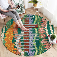 Mahalo Hawaii - Ka Pule a ka Haku Round Carpet Mixed Lei LT7 - Polynesian Pride