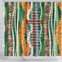 Mahalo Hawaii - Ka Pule a ka Haku Shower Curtain Mixed Lei LT7 - Polynesian Pride
