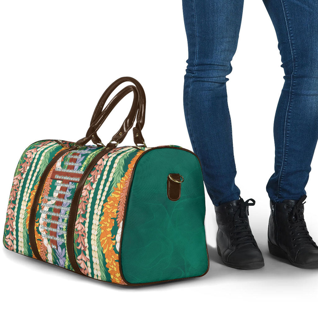 Mahalo Hawaii - Ka Pule a ka Haku Travel Bag Mixed Lei LT7 - Polynesian Pride