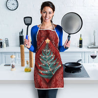 Aotearoa Maori Mangopare Meri Kirihimete Apron Christmas Fern LT7 - Polynesian Pride