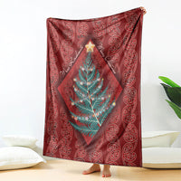 Aotearoa Maori Mangopare Meri Kirihimete Blanket Christmas Fern LT7 - Polynesian Pride