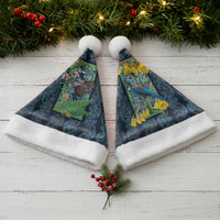 Aotearoa Maori Mangopare Christmas Santa Hat Pikawakawa and Tui LT7 - Polynesian Pride