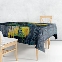 Aotearoa Maori Mangopare Christmas Tablecloth Pikawakawa and Tui LT7 - Polynesian Pride