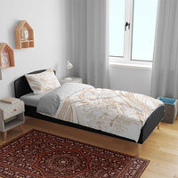 Sharks Couple Dreamy Polynesians Floral Sea Bedding Set Hazel - Polynesian Pride