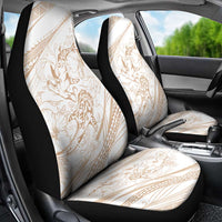 Sharks Couple Dreamy Polynesians Floral Sea Car Seat Cover Hazel - Polynesian Pride