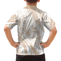 Sharks Couple Dreamy Polynesians Floral Sea Family Matching Puletasi and Hawaiian Shirt Hazel LT7 - Polynesian Pride