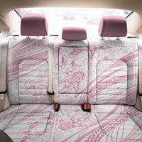 Sharks Couple Dreamy Polynesians Floral Sea Back Car Seat Cover Pink - Polynesian Pride