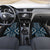 Azure Tukutuku Pattern Aotearoa Car Mats Niho Taniwha and Puhoro Motifs