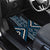 Azure Tukutuku Pattern Aotearoa Car Mats Niho Taniwha and Puhoro Motifs