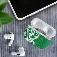 Pounamu Green Maori AirPods Case Koru Kowhaiwhai - Polynesian Pride