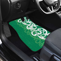 Pounamu Green Maori Car Mats Koru Kowhaiwhai - Polynesian Pride