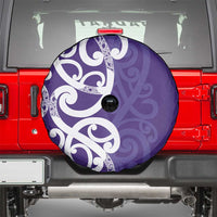 Violet Green Maori Spare Tire Cover Koru Kowhaiwhai - Polynesian Pride