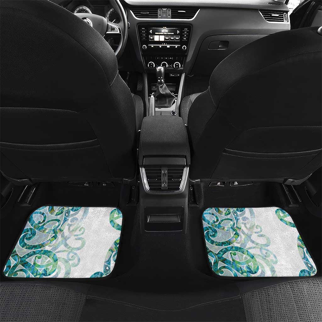 Paua Shell Maori Car Mats Koru Kowhaiwhai - Polynesian Pride