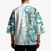 Paua Shell Maori Kimono Koru Kowhaiwhai - Polynesian Pride