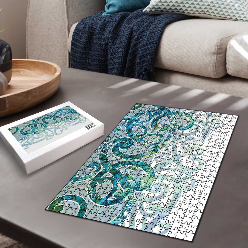 Paua Shell Maori Puzzle Koru Kowhaiwhai - Polynesian Pride