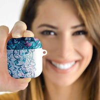Turquoise Paua Shell Maori AirPods Case Koru Kowhaiwhai - Polynesian Pride