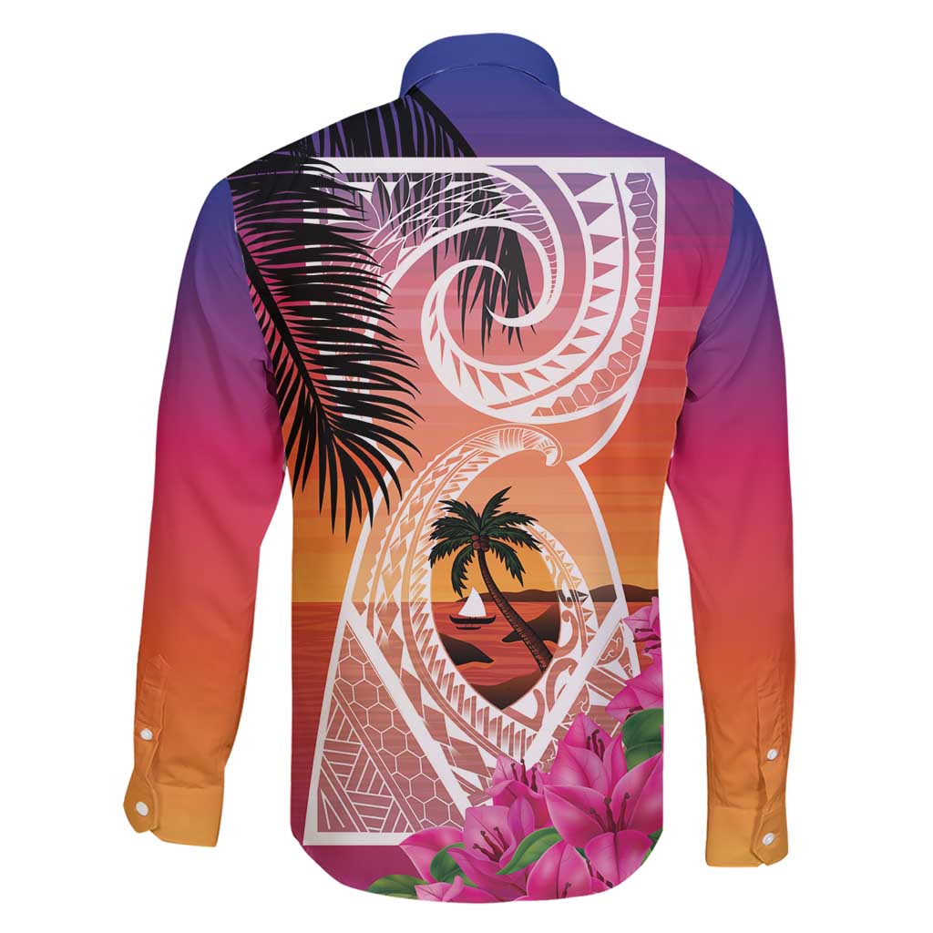 Guam Chamorro Family Matching Short Sleeve Bodycon Dress and Hawaiian Shirt Artsy Latte Stone LT7 - Polynesian Pride