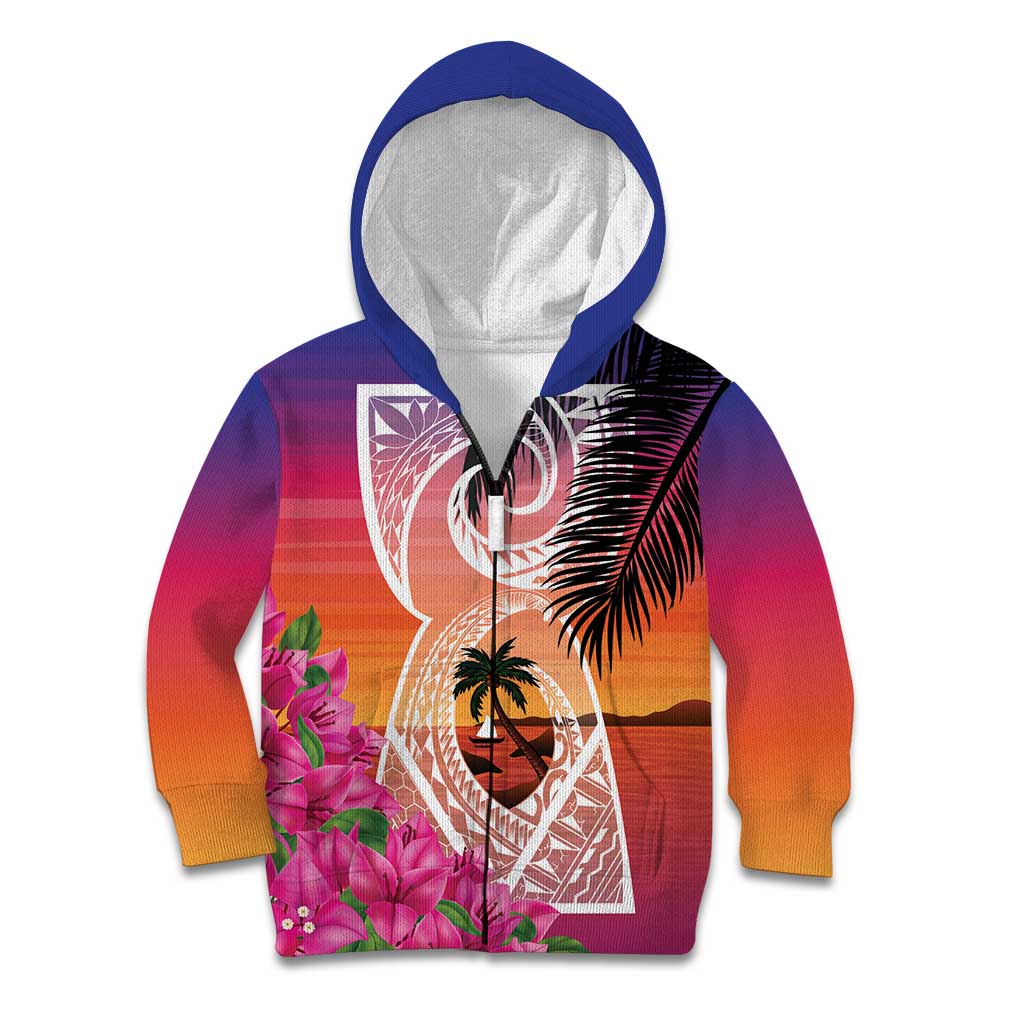 Guam Chamorro Kid Hoodie Artsy Latte Stone