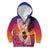 Guam Chamorro Kid Hoodie Artsy Latte Stone