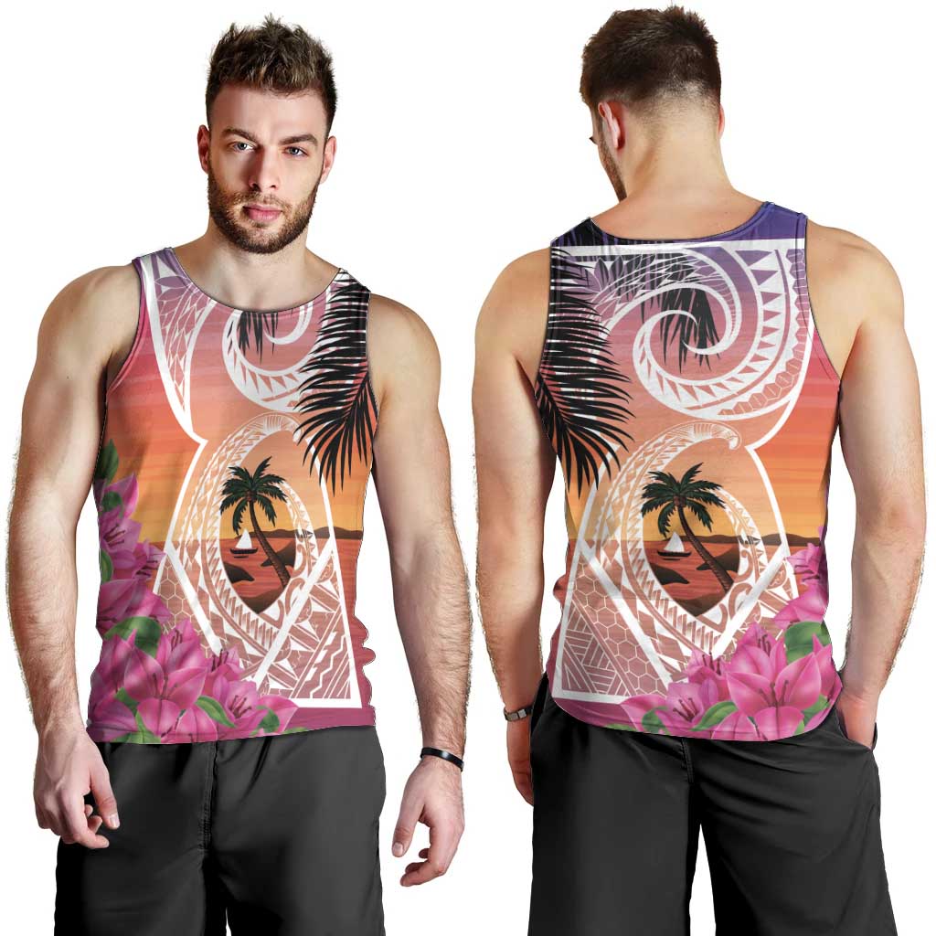 Guam Chamorro Men Tank Top Artsy Latte Stone