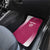 Personalised New Zealand Rugby Car Mats Aotearoa Champions - Pink Version