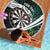 Personalized NZ Darts Beach Blanket Paua Shell Maori Koru Whakairo - Polynesian Pride