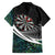 Personalized NZ Darts Hawaiian Shirt Paua Shell Maori Koru Whakairo - Polynesian Pride