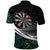 Personalized NZ Darts Polo Shirt Paua Shell Maori Koru Whakairo - Polynesian Pride