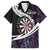 Personalized NZ Darts Hawaiian Shirt Paua Shell Maori Koru Whakairo - Purple - Polynesian Pride