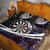 Personalized NZ Darts Quilt Bed Set Paua Shell Maori Koru Whakairo - Purple - Polynesian Pride