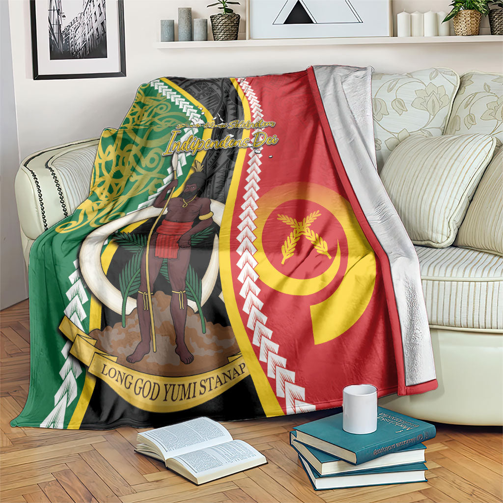 Ni-Vanuatu Indipendens Dei Celebretem Blanket Yumi Yumi Yumi LT7 Multicolor - Polynesian Pride