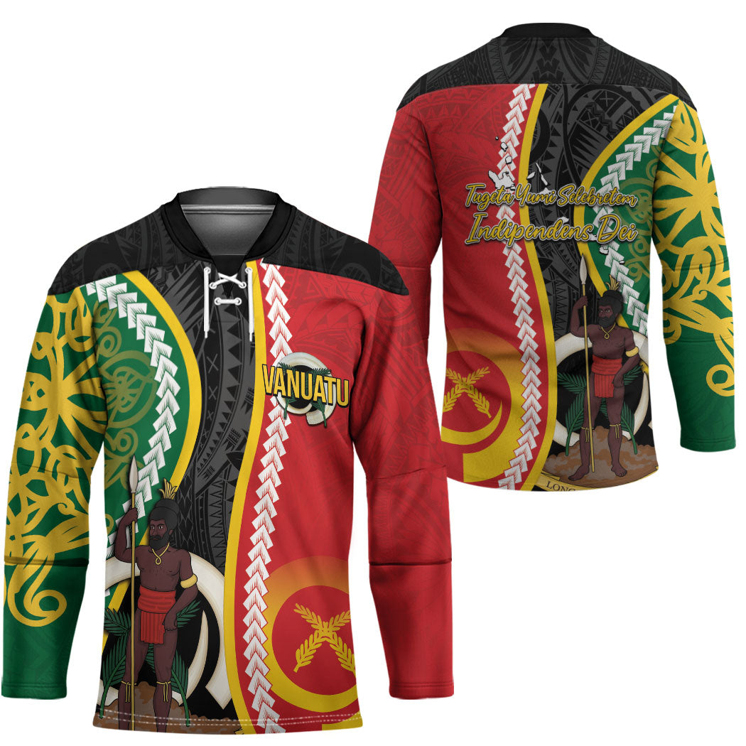 Ni-Vanuatu Indipendens Dei Celebretem Hockey Jersey Yumi Yumi Yumi