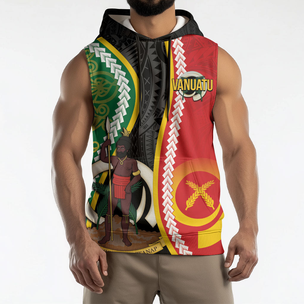 Ni-Vanuatu Indipendens Dei Celebretem Sleeveless Hoodie Yumi Yumi Yumi