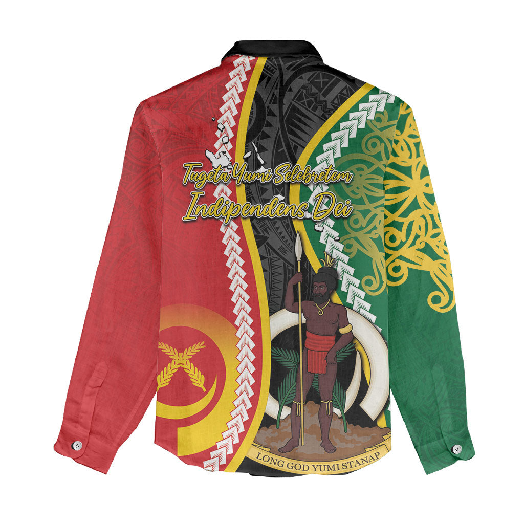Ni-Vanuatu Indipendens Dei Celebretem Women Casual Shirt Yumi Yumi Yumi