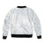 Samoa White Sunday Bomber Jacket Hibiscus Special LT7 - Polynesian Pride